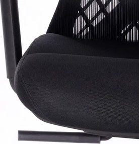MI Ergonomické kreslo AVERY čierne
