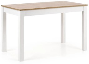 Jedálenský stôl Ksawery - dub sonoma / biela
