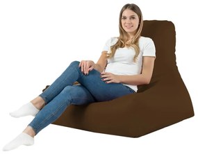 Kreslo Bali ekokoža hnedé