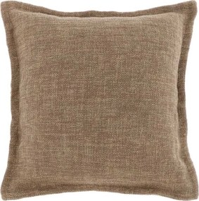 Dekoratívny vankúšik NESSA 45x45 cm, hnedý