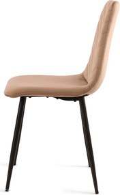 Jedálenská stolička Harry, svetlo hnedá látka