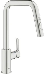 Kuchynská batéria so sprchou GROHE Start supersteel 30631DC0