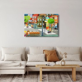 Obraz - Detské mestečko (90x60 cm)