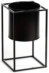 Stojan na kvety RING 40x23 cm čierna