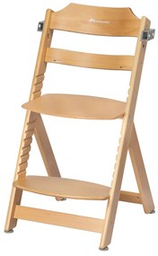 Timba stolička rastúca Natural Wood s podložkou
