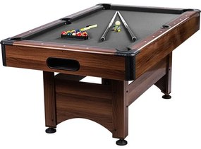 GamesPlanet Biliardový stôl s vybavením, hnedá/antracit