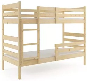 Poschodová posteľ ERIK 2v1, rozmer 90x190 cm