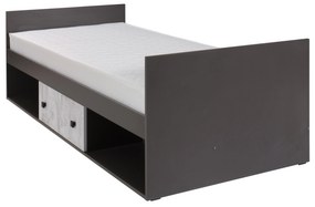 Jednolôžková posteľ 90 cm Torton T20 (s roštom a úl. priestorom). Akcia -20%. Vlastná spoľahlivá doprava až k Vám domov. 606158