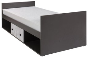 Jednolôžková posteľ 90 cm Torton T20 (s roštom a úl. priestorom). Vlastná spoľahlivá doprava až k Vám domov. 606158