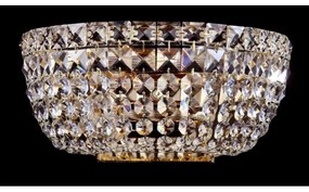 Maytoni DIA100-WL-02-G - Nástenné svietidlo BASFOR 2xE14/60W/230V zlatá