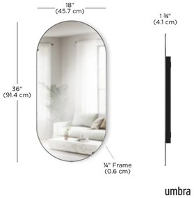 Nástenné zrkadlo 46x91 cm Hubba – Umbra