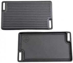 Platňa grilovacia 45x25x2 cm liatinová so žliabkom