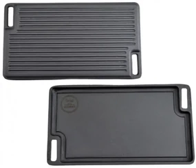Platňa grilovacia 45x25x2 cm liatinová so žliabkom