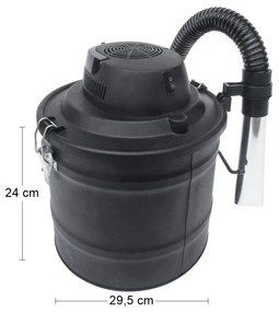 Vysávač na popol VC2 800 W - čierna