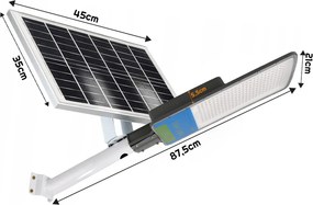 BERGE LED solárna pouličná lampa 60W CASABLANCA