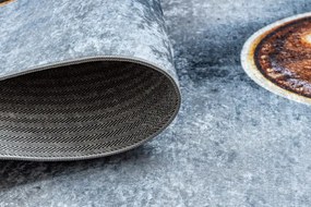 Protišmykový koberec / behúň ANDRE 33300 sivý / hnedý