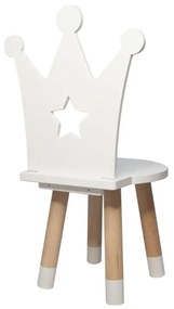 Drevený detský stolček ZÁMOK + stolička KORUNKA + meno ZADARMO