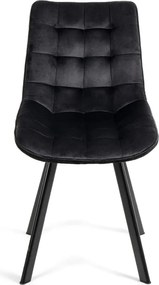 Noela Jedálenský set CERAMON 140 biely + 4x stolička BELLA čierna