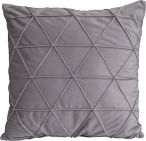 Dekoratívny vankúš Vanessa 45x45 cm, strieborný%