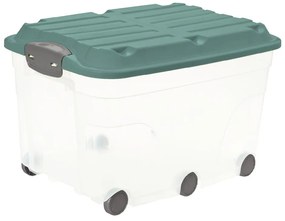 Plastový úložný box s vekom Roller - Rotho