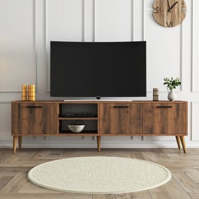 TV stolík/skrinka Essex 1 (Orech). Akcia -20%. Vlastná spoľahlivá doprava až k Vám domov. 1073459