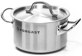 ZURA PROFI Hrniec nízky nerezový 32L s pokrievkou