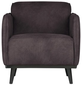 BePureHome Statement kožené kreslo - Hnedá