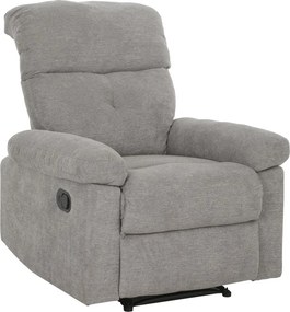 Kreslo Elza, šedá látka, s polohováním