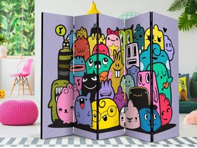 Artgeist Paraván - Monsters from 3rd C Grade II [Room Dividers]
