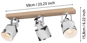 Eglo 43923 - Bodové svietidlo KILBURN 3xE27/40W/230V