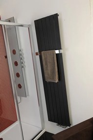 Sapho Sapho, COLONNA vykurovacie teleso 450x1800mm, metalická strieborná, IR145