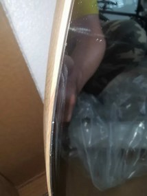 Dizajnové nástenné zrkadlo Daiwa 72 cm dub - II. Trieda
