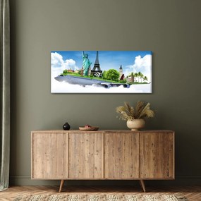 Obraz - Cesta okolo sveta (120x50 cm)