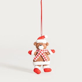 Závesná vianočná dekorácia LIZZY medvedík 54562