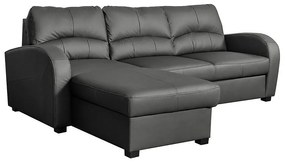 Rohová sedacia súprava Tilo REC/BK-2F Matt Velvet 97 L