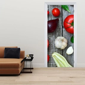 Fototapeta na dvere - Zelenina (95x205cm)