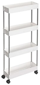 Pojazdný úložný vozík MARGE biely