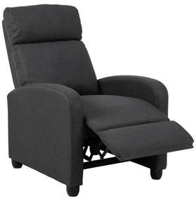 Antracitové relaxačné kreslo Siom – Actona