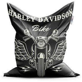 Sablio Sedací vak Harley-Davidson S krídlami - 150x100 cm