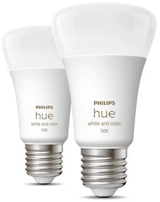LED žiarovky v súprave 2 ks E27, 11 W White and color ambiance – Philips Hue