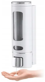 Gamma Gamma, nástenný dávkovač mydla 400ml, biela, GMA-DOZS-WH