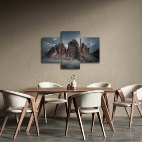 Obraz - Tri Zuby, Talianske Dolomity (90x60 cm)