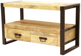furniture-nabytek.cz - TV stolík masív z dreva mango 100x60x45