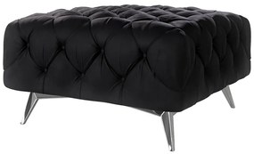 Čierna zamatová podnožka Chelsea – Ropez