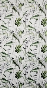 ZATEMŇOVACÍ ZÁVES NA KRÚŽKOCH ELLEN 140X250 CM VZOROVANÁ