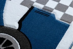 Koberec PETIT RACE FORMULA 1 AUTO nebeský