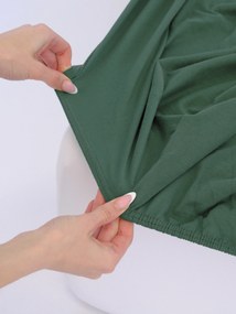 Jersey plachta Classic 220 × 200 cm - tmavo zelená