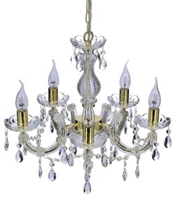 Luster na reťazi MARIA TERESA 5xE14/40W/230V