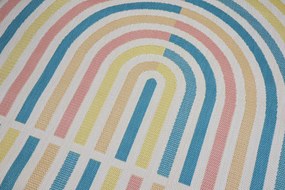 Balta, TRHÁK: Kusový koberec Star 17636-068 - na von aj na doma, 160x230 ovál, viacfarebná, chodba / predsieň