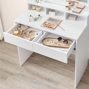 SONGMICS Toaletný stolík VASAGLE RDT120T10